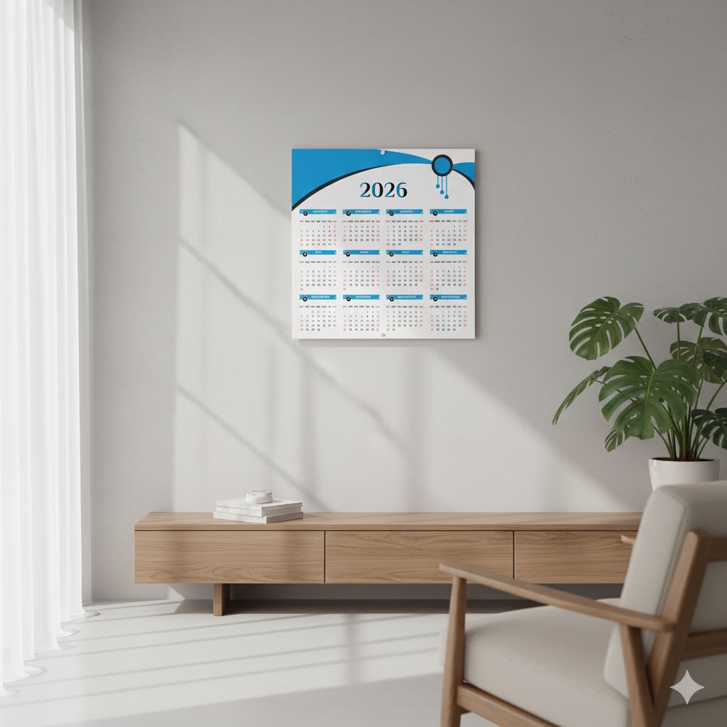 cetak kalender dinding 2026 murah di jogja